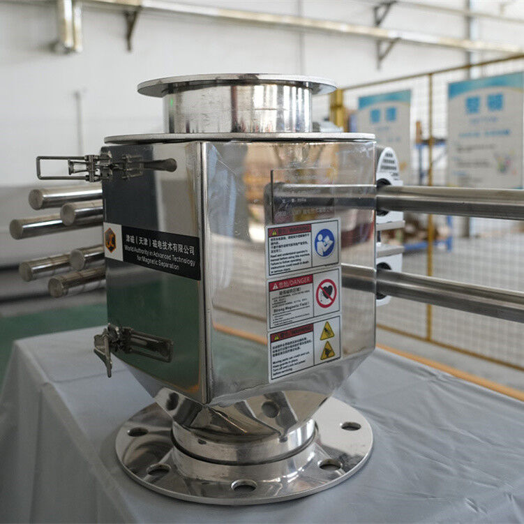 جداکننده مغناطیسی دائم خود تمیزشونده ضد انفجار با کنترل اتوماتیک PLC برای محیط های خطرناک